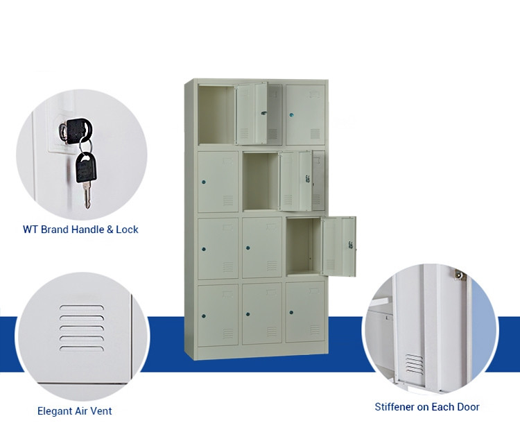 0.157 CBM Pantone Color Steel Storage Locker