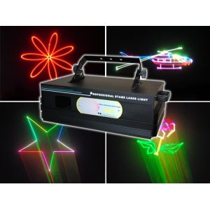 China RGB Laser Projector with RGB Color Animation and 25-30K Scanner (SD card, ILDA, Custom Animations) on sale