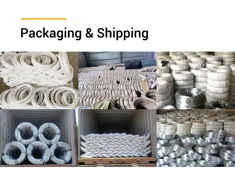Round Hot Dipped Galvanized Iron Wire BWG 20 21 22 Galvanized Iron Binding Wire