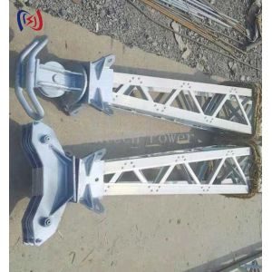 Heavy Duty Inner Suspended Lattice Gin Pole For Transmission Tower Construction