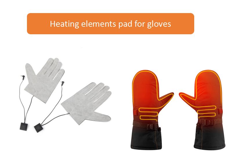 Far Infrared 7.4V Battery Charged Heating Pad For Ski Gloves