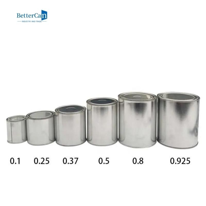 5 Gallon Paint Can Tin Round Metal Tinplate Cans For Paint Packaging
