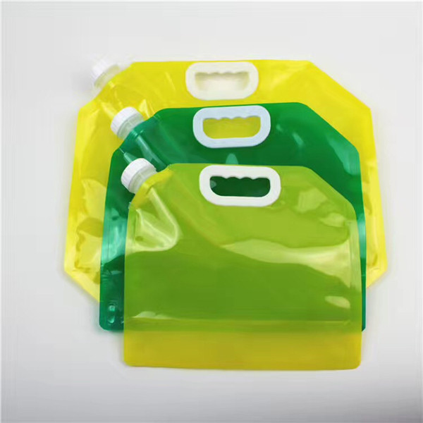 Outdoor Sports Spout Pouch Packaging 2L 3L 5L 10L BPA Free Folding Water Spout Pouch