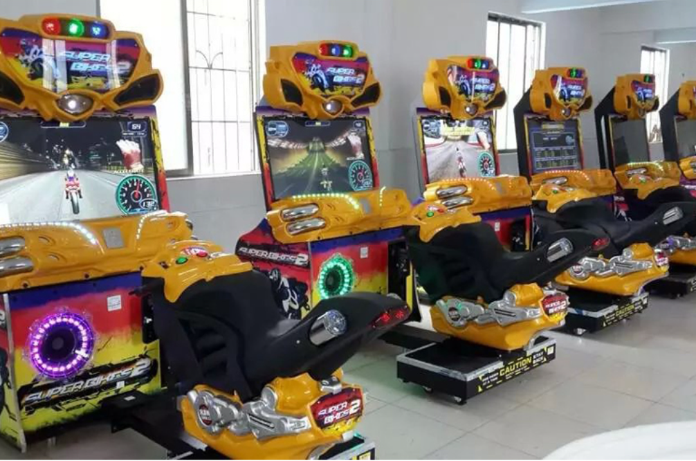 42LCD Motorbike Arcade Machine Ff Motorcycle Arcade Games For Funzone