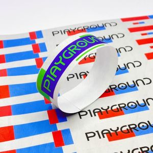 Sequential Numbering Barcoding Tyvek Paper Wristbands Enhance Event Security