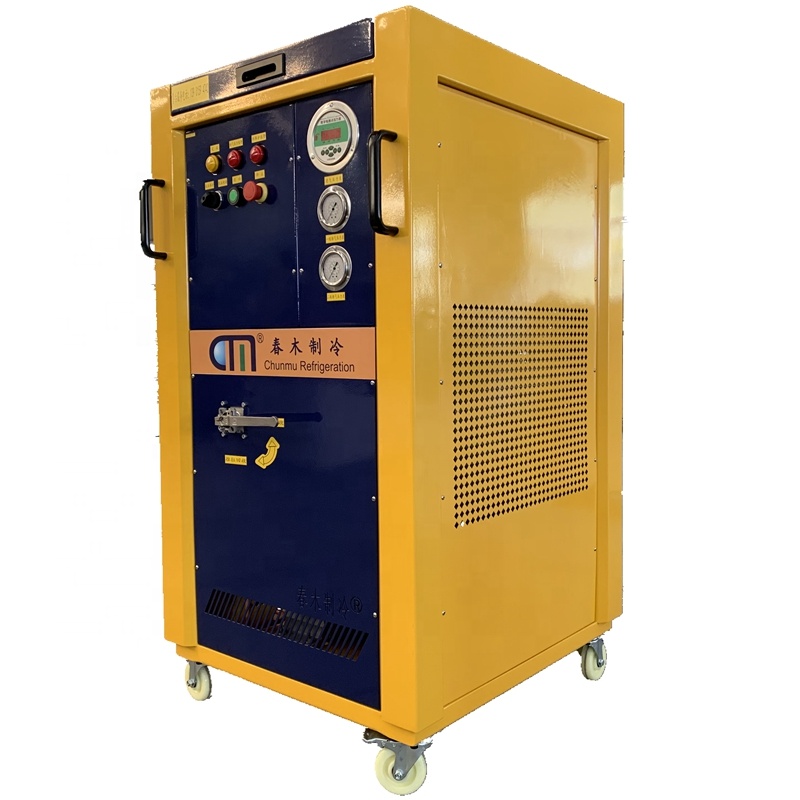 R32 R290 Refrigerant Recovery Recycling Machine Ac Gas Recovery Machine 3HP Explosion Proof Recovery Station