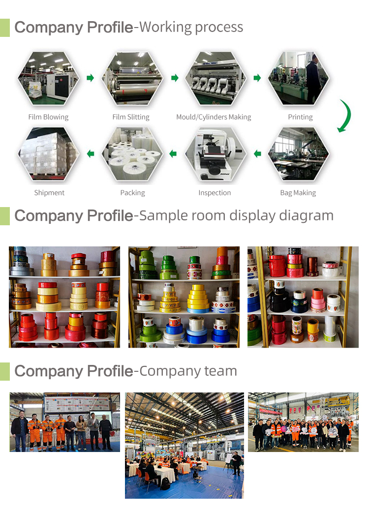 Support printing brand LOGO chicken packaging bags Moisture proof anti-deterioration heat shrink bag