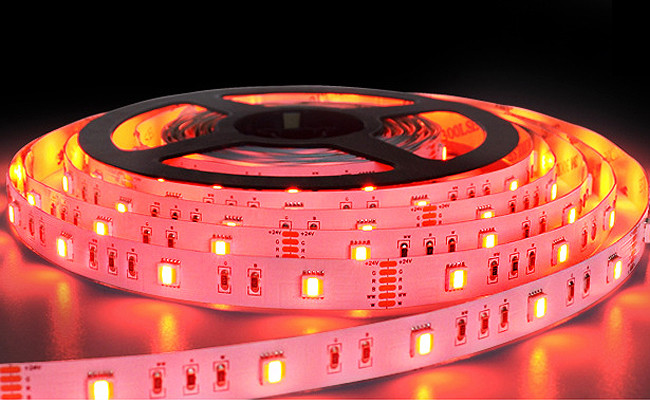 Low Voltage 5050 LED Flexible Strip Light RGB WW Linear Engineering Light Strip