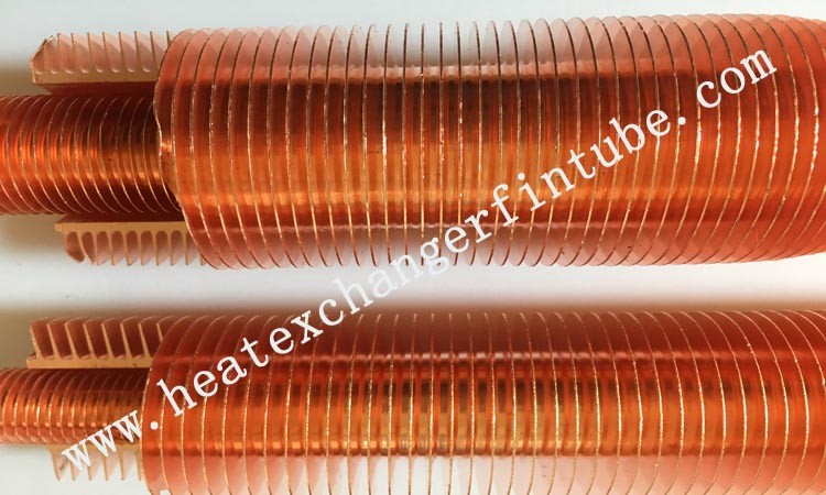 Aluminium Heat Exchange Finned Tube Energy Saving 16mm Height