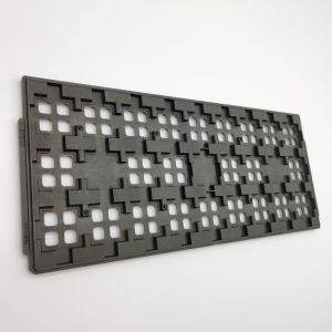 PPE Black ESD JEDEC IC Tray High Temperature For LGA Chip Package Type