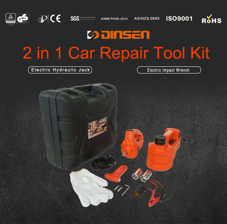 Short Lifting Time Portable 3 Ton 12 Volt Jack 1 Years Warranty