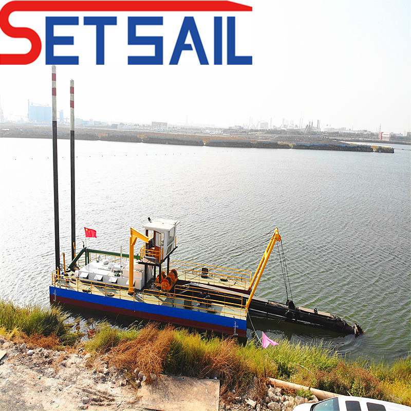 High Quality Cummins Engine Hydraulic Cutter Suction Dredger for River Sand