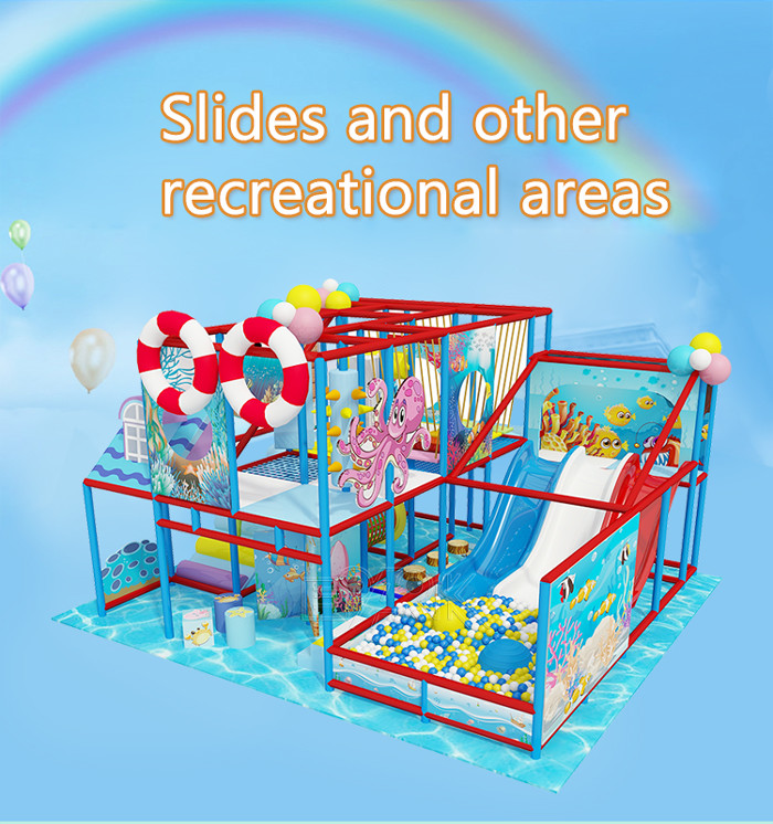 LLDPE Soft Play Indoor Playground Children Play Structure Bring Happiness