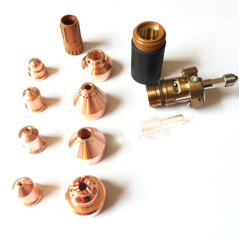 5pcs Compatible parts for Hypertherm Consumables Electrode 220842 Copper Material CCC Certificated