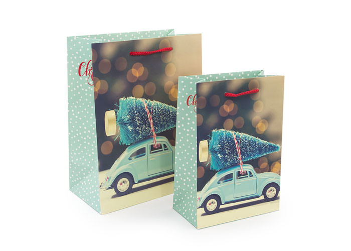 Promotional Unique Luxury Christmas Packaging With Car Pattern Printed