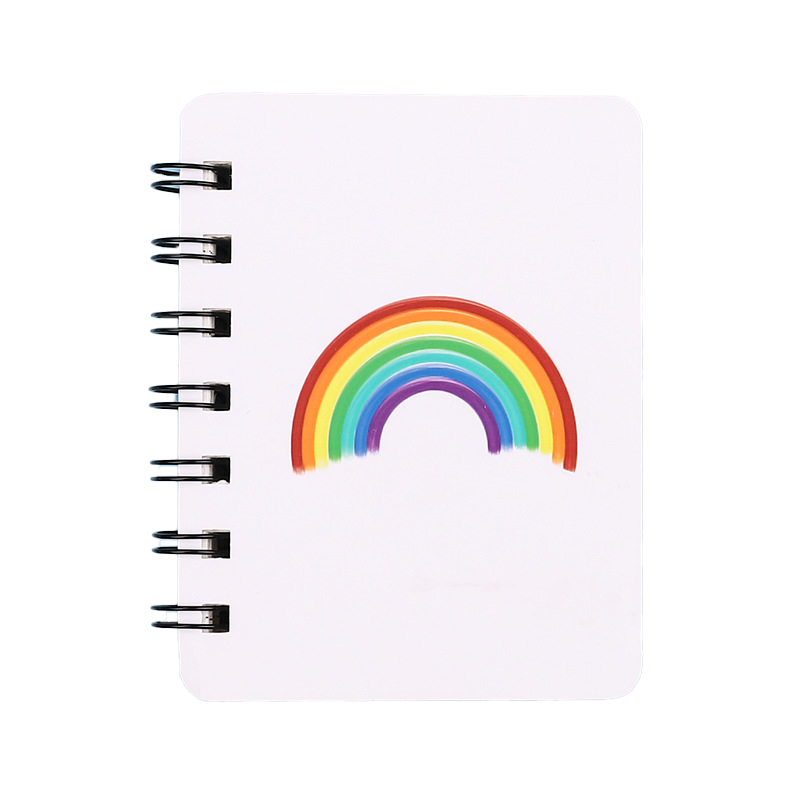 a7 Diary Journal Notebook spiral Cartoon Printed With 80 Sheets
