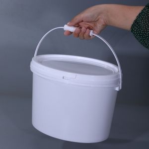 Round Food Grade Storage Drum with Handle and Lid 6L/10L/17L/19L Capacity as