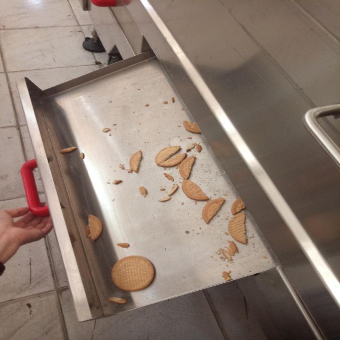 Energy Saving Skywin Double Lanes Cream Biscuit Machine