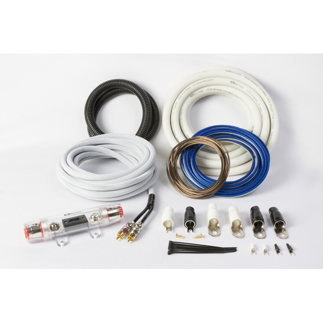 5.2m PVC Jacket High End 1/0 4 8 AWG Gauge Car Amplifier Wiring Kit For Car Audio Systems