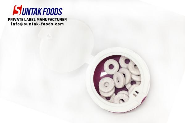 Promotional Sugarless Healthy Colorful Mint Candies Compressed Tablet Sweets
