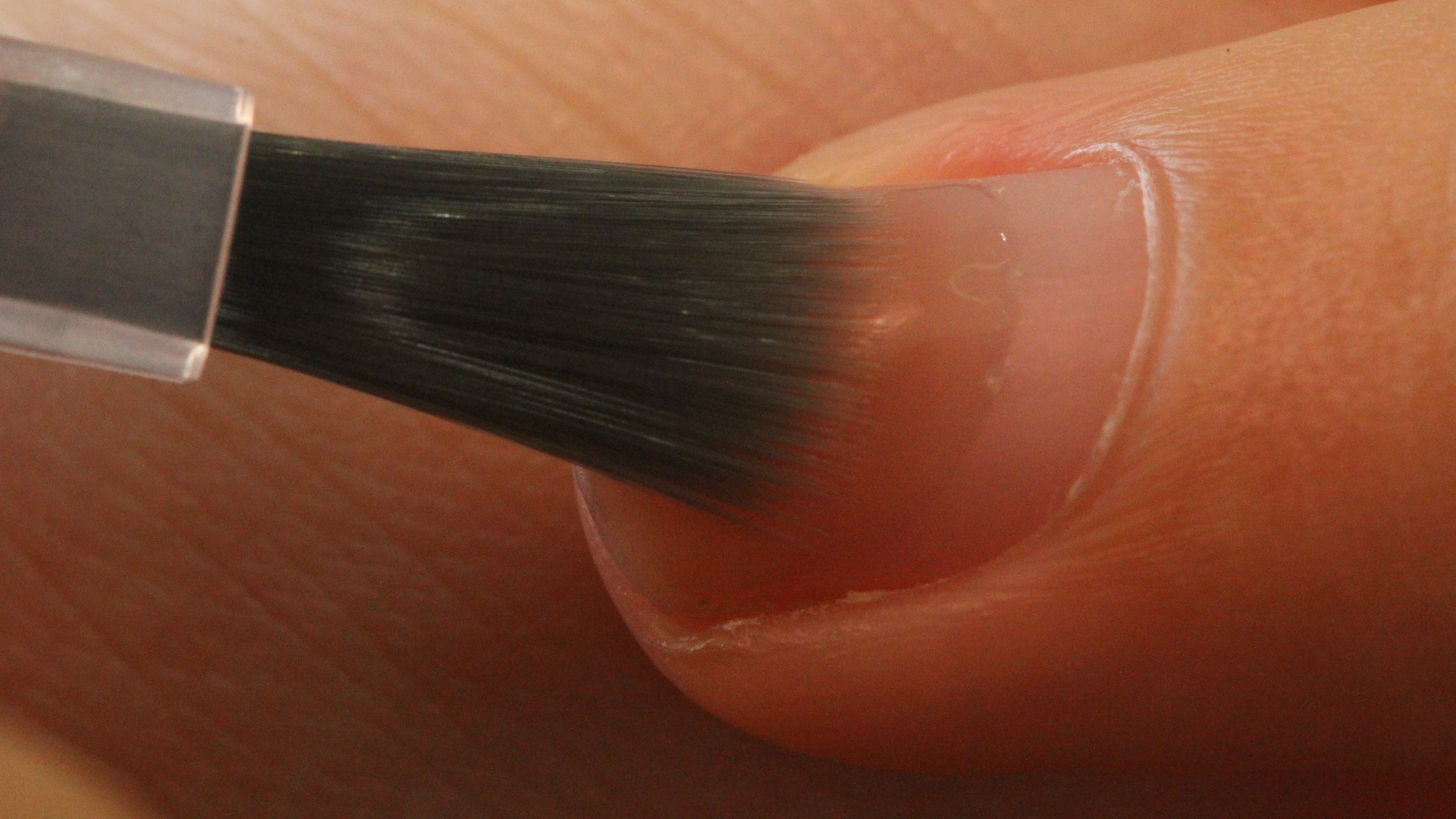 PP Bristle Nail Polish Brush Professional Nail Brush customized