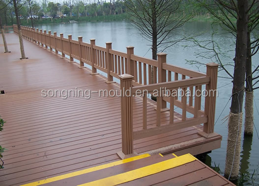 Flooring Outdoor Waterproof Wood Grain Double Color Co-Extruded WPC Wood Composite Decking