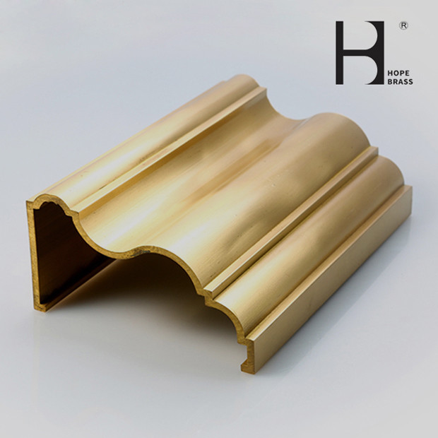 Hot Forging Fade Resistant Brass Door Frame with Smooth Surface