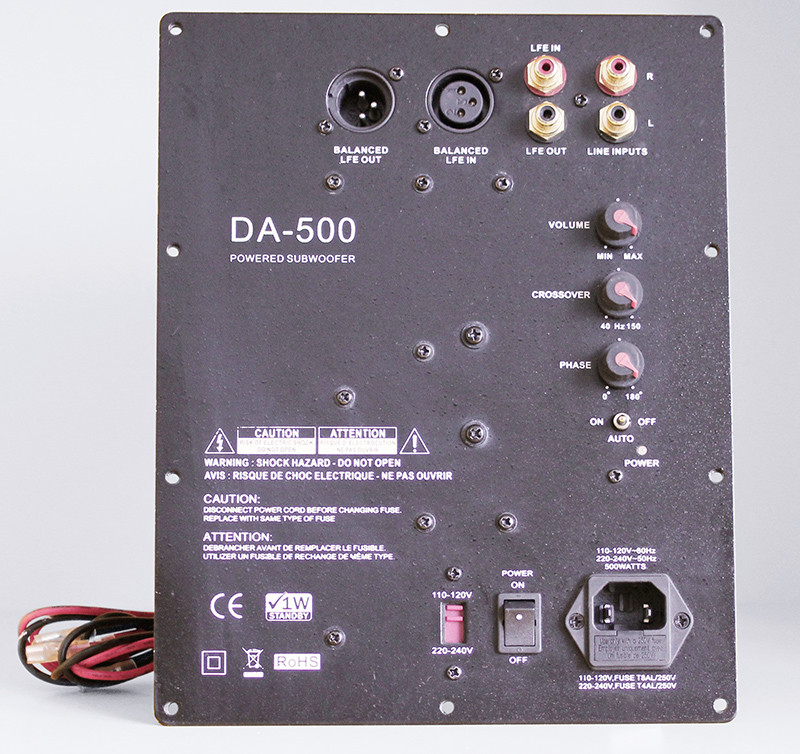 500W Plate Power Amplifier Class D Plate Amplifier For PA DJ Subwoofer Cabinets