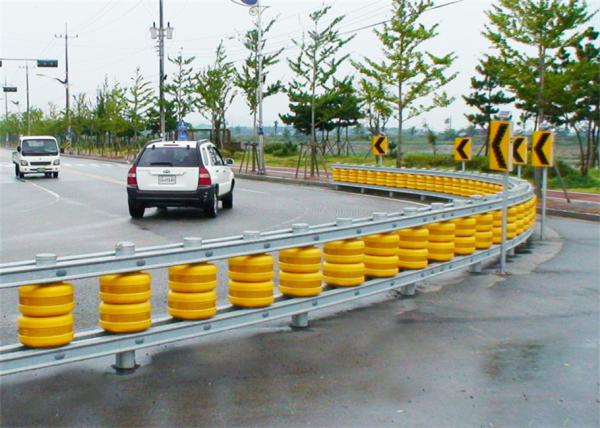 W Beam Rolling Guardrail Barrier Accident Car Transportation Facilities
