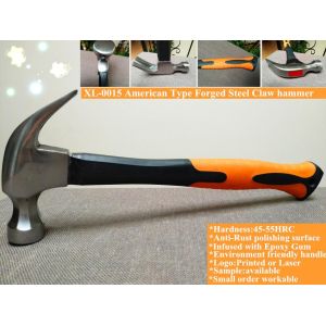 16OZ Americal Type Forged Steel Claw hammer, Anti-Rust Surface,durable quality hand tools