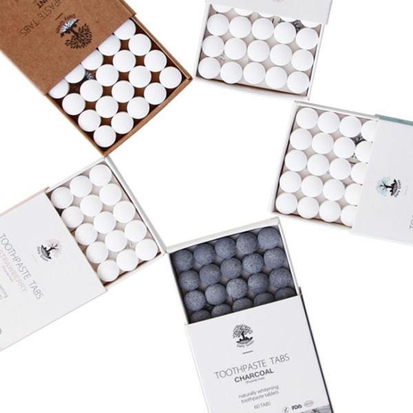 Quality Paper Box Organic Fluoride Teeth Whitening Tablets 60Pcs for sale