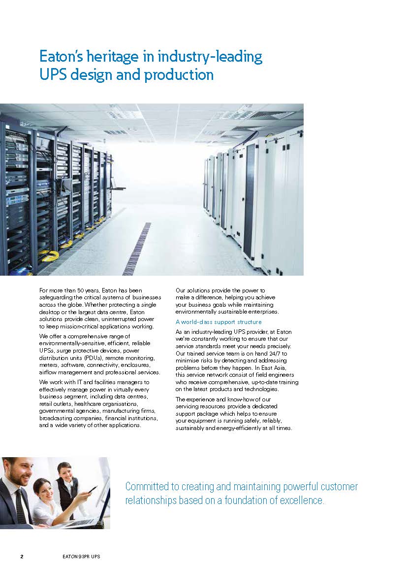 Eaton 93PR UPS 200KVA 200KW 400V THREE PHRASE ABM Modular Online UPS for Data Center