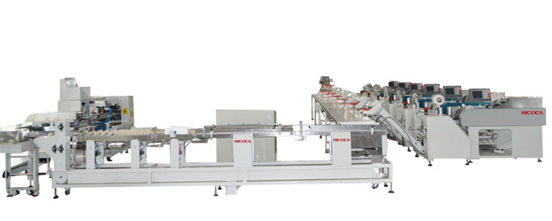 Omron PLC Noodle Packaging Machine / Bundle Packing Machine 25-35 Bags/Min