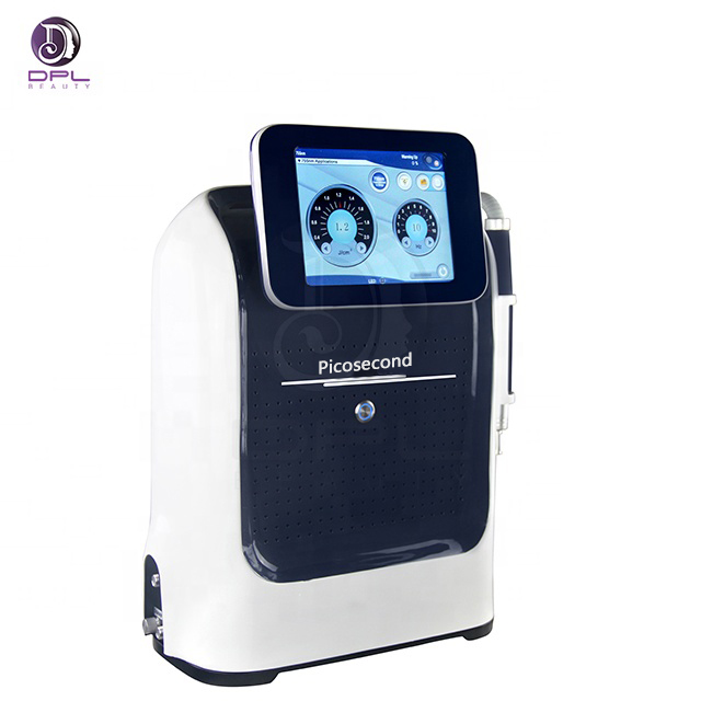 Portable Pico Second Laser Tatoo Remover Q Switched Nd Yag Picosecond Tattoo Removal Machine
