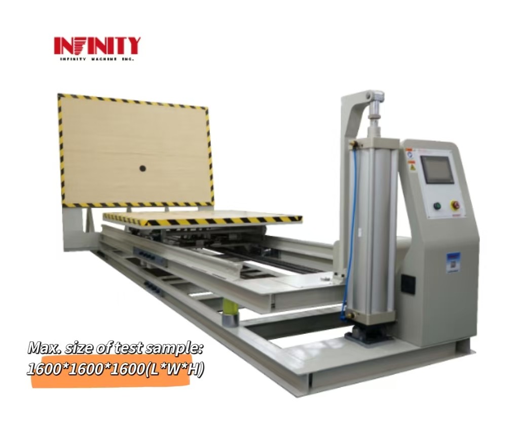 Simulate Transport Packaging Inclined Impact Testing Machine Max Load 1500Kg
