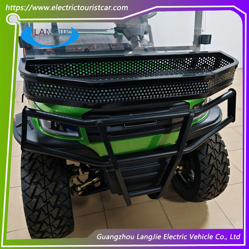 4 Wheel Electric Golf Car AC Motor 2 Seats Electric Passenger Vehicles For Park