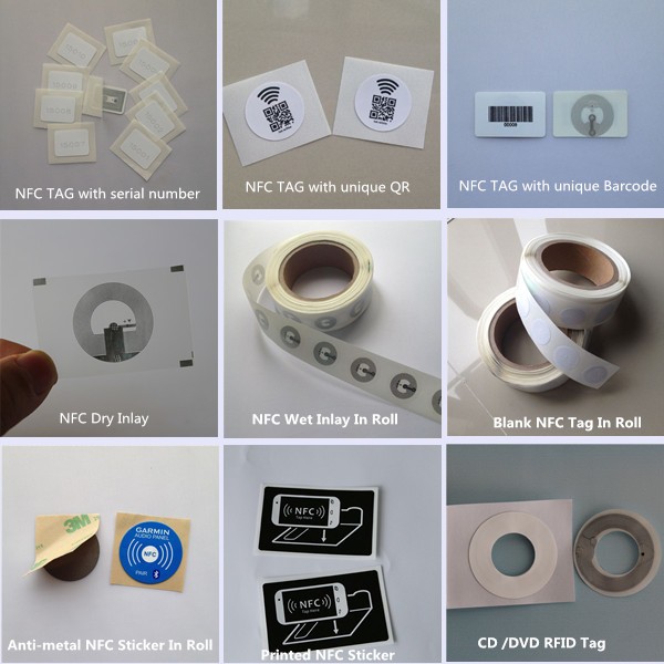 PET On Duty On Metal NFC Tag Sticker RFID Waterproof 213