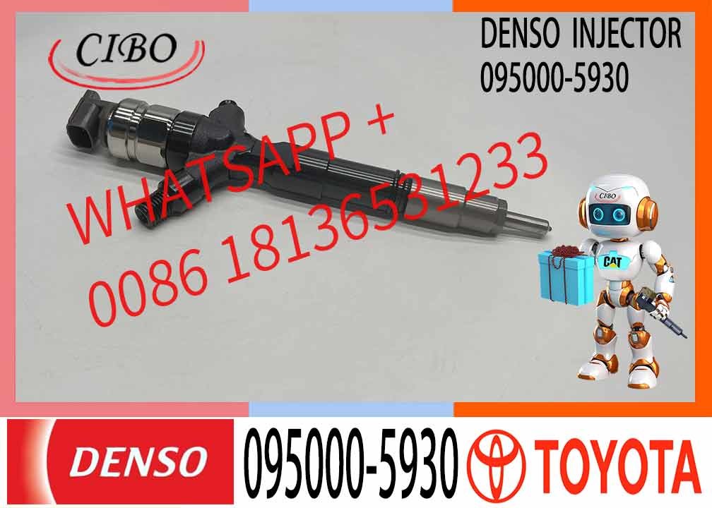 095000-5930 Diesel Engine Injection 09500059319X 23670-30240 Electric Fuel Injector 095000-5931 for Toyota