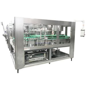 Juice 3 In 1 Filling Machine 6.6KW Monoblock Filler Capper Washer