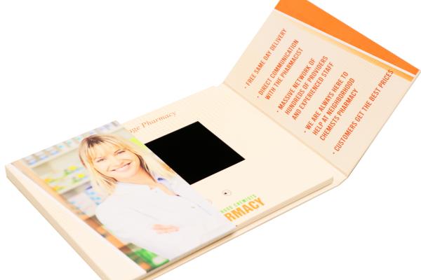 7 Inch LCD Screen Video Brochure Manufacturer Advertising Business Brochure