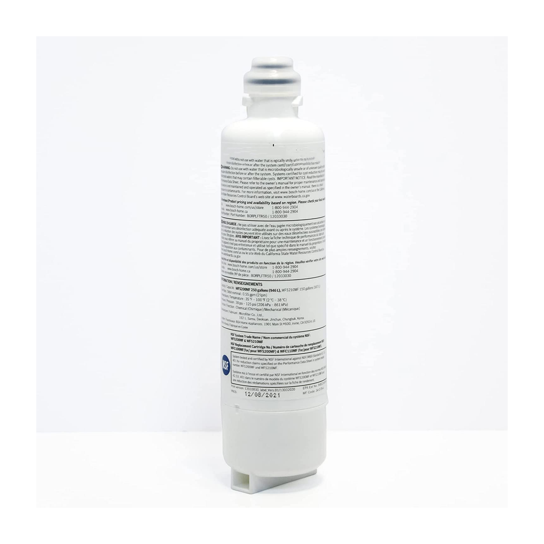 Experience Superior Water Purification with Ultra Clarity Pro Water Filter BORPLFTR50