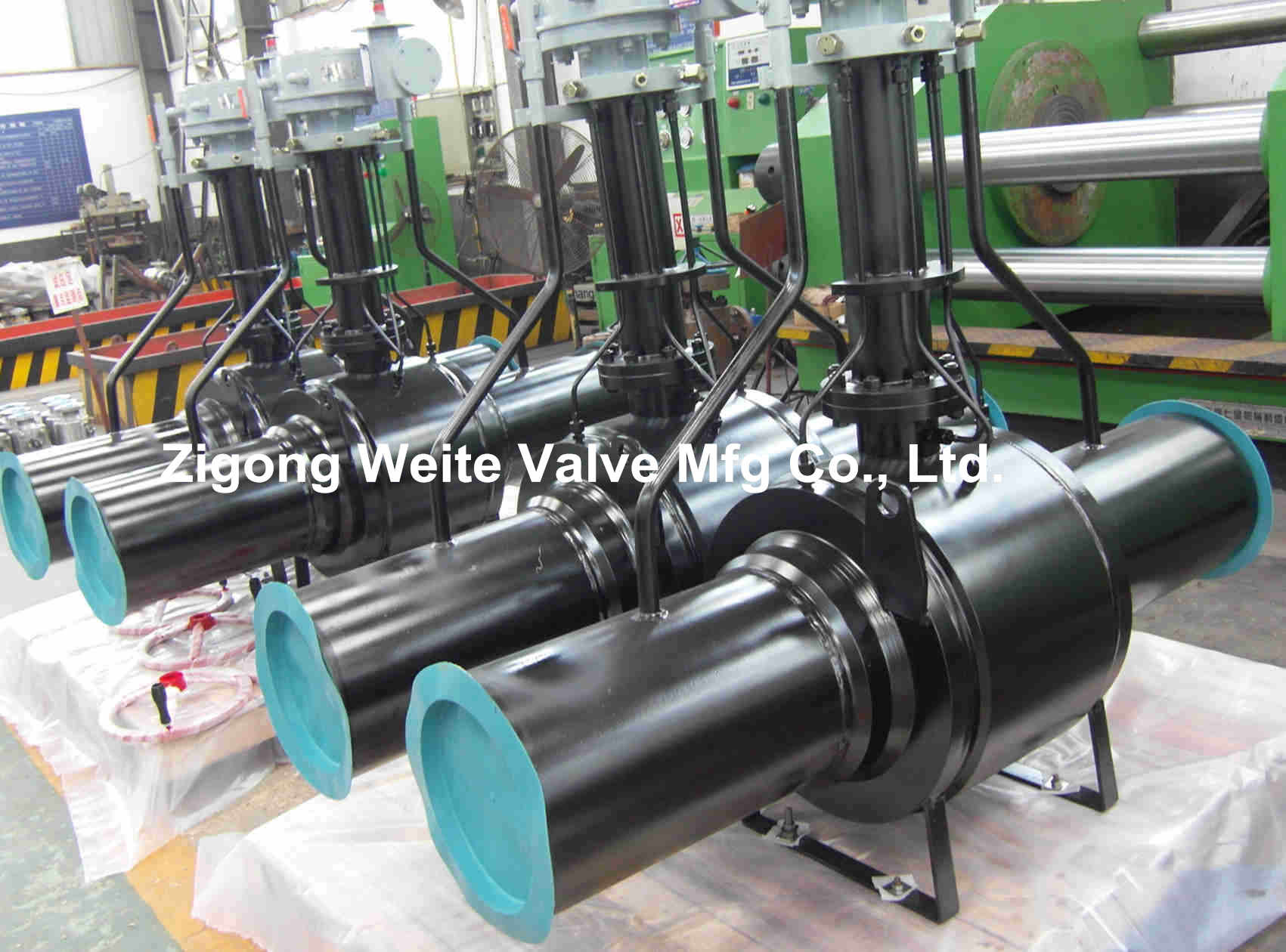 Extended Stem Class 2500 Ball Valve API 607 For Long Distance Transmission