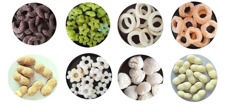 23*3*3m Twin Screw Extruder Puffed Corn Rice Puffing Chips Snacks Food Making Machine