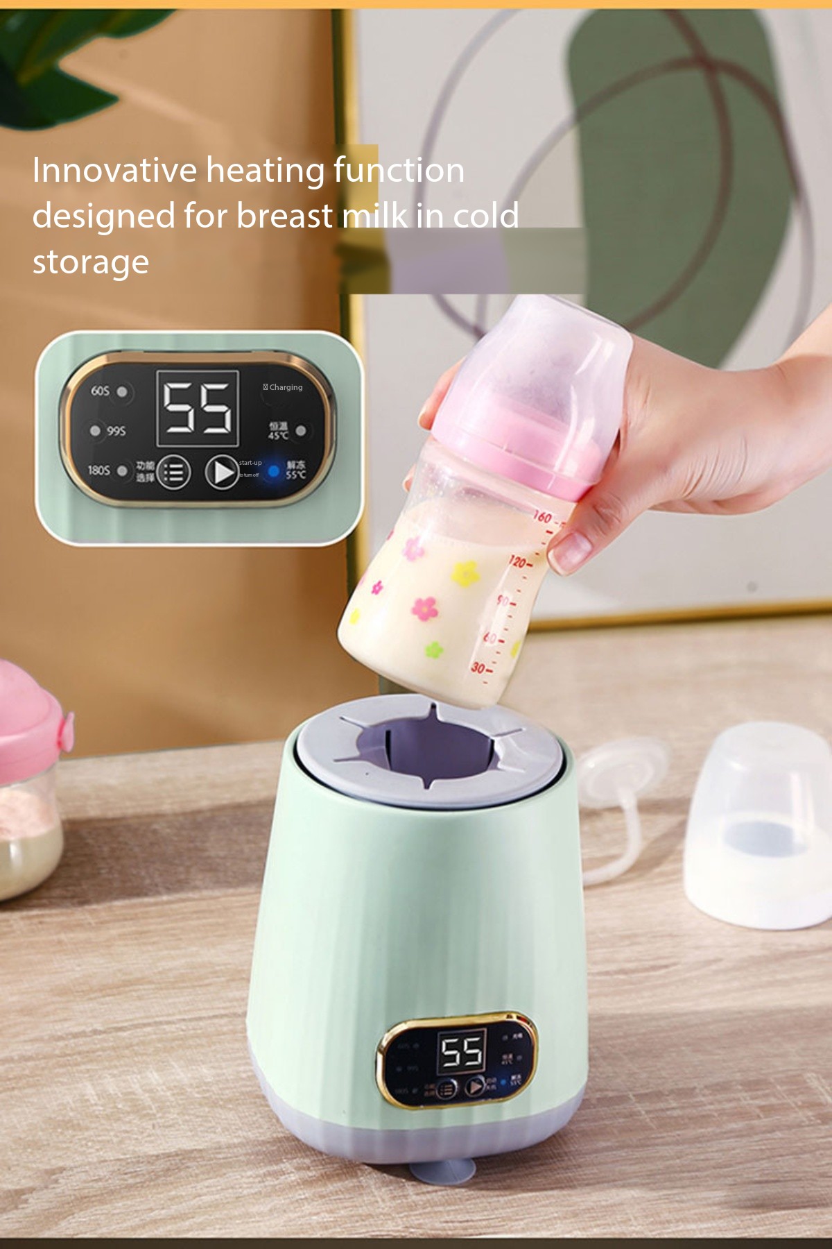 Multifunctional Constant Temperature Milk Bottle Shaker For Household Baby Feeding