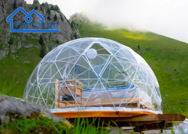 Bubble House With Steel Frame Dining Outdoor,16ft Round Trampoline ,Inflatable
