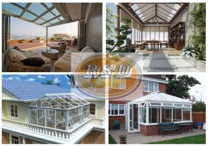  Customizable Modern Style Aluminum Sunroom with Thermal Break Technology Manufactures