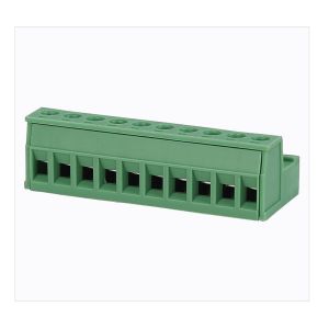 PA66 And Copper Connector 15A Plug-In Terminal Block