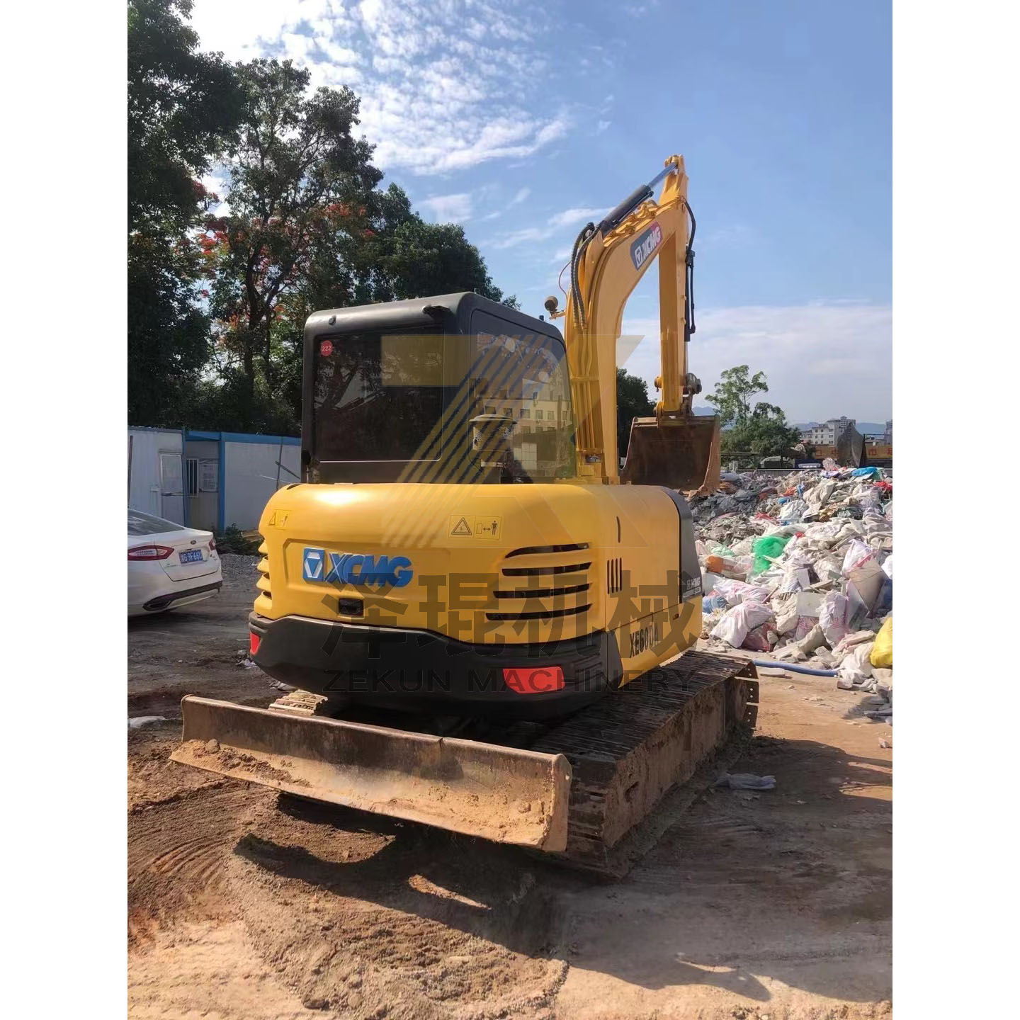 6Ton XCMG XE60DA XE60E Crawler Excavator 0.23m³ Bucket Capacity