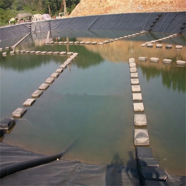 1.5mm Plastic HDPE Liner for Fish Farming and Landfill Waterproofing Width 2m-8m