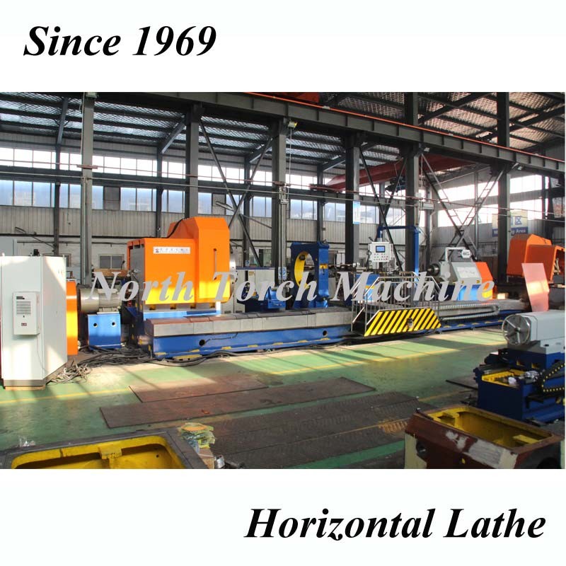 Heavy Duty Horizontal Turning Lathe With FANUC Control For Turning Shaft